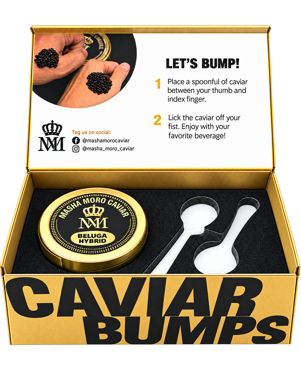 2oz Caviar Bump Box